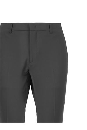 Dark grey wool-blend Alexander trousers BE ABLE | 24WALEXANDERSHORTERRISVFPDOGRIGIOSCURO